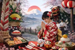 Japanese new year event